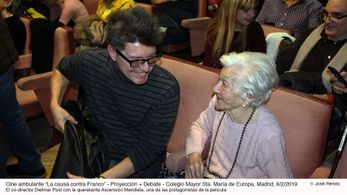 Dietmar Post and Ascensión Mendieta at an event for Franco on Trial: The Spanish Nuremberg? (2018)