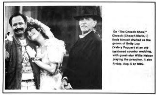 Cheech Marin and Valery Pappas in The Cheech Show (1988)