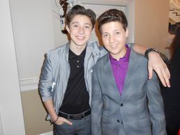 Zach Louis and Mateus Ward at the 34th Annual Young Artists Awards.