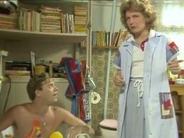 Sandi Toksvig and Nick Staverson in No 73 (1982)