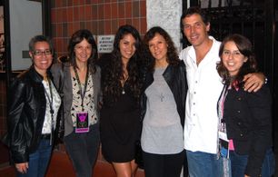 Cristina Kotz Cornejo with filmmaker Patricia Martinez de Velasco & cinematographer Rodrigo Prieto.