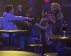 Jenna Elfman, Stephen Schneider, Nicholas Coombe, Matreya Scarrwener, and Erica Tremblay in Imaginary Mary (2017)