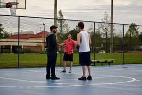 On the set of The Suicide of James Rider (2018)