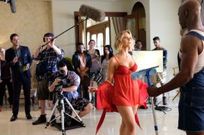 Tom Ellis, D.B. Woodside, Taylor Black, and Devon Alexander in Lucifer (2016)