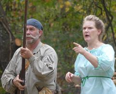 Wilderness Road scene with my husband