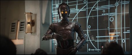 The Teacher Droid instructs a class on Nevarro in intergalactic geography