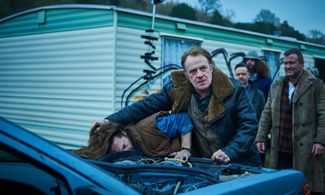 Richard Harrington, Mark Lewis Jones, and Garmon Rhys in Gangs of London (2020)