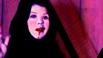 MARIA GRIMM as 'Eliza' by the Cauldron of Life. BAD BLOOD...THE HUNGER