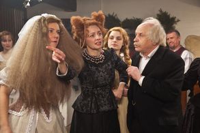 Veronika Zilková, Vladimír Capka, and Ivana Korolová in Dvanáct mesícku (2012)