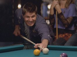 Luke Coffee as 'Drake' on set of 