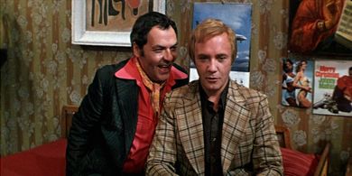 Leonid Kuravlyov and Aleksandr Shvorin in A Bargain for a Bargain (1977)