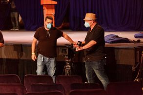 Joel Bergvall and Paul Salmons in If I Was President (2020)