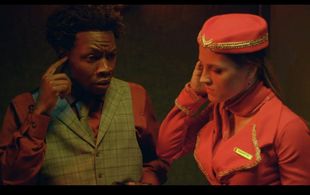 Still of Patrick Lamont Jr and Katrina Norman in Money Plane