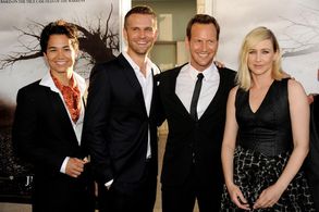 Shannon Kook, John Brotherton, Patrick Wilson, Vera Farmiga. The Conjuring premiere 2013