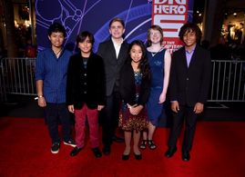 James Cromwell, Scott Adsit, Damon Wayans Jr., Genesis Rodriguez, Jamie Chung, Daniel Henney, and Ryan Potter at an even