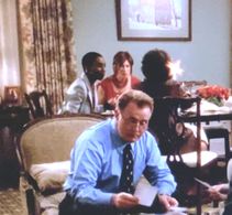 Shay w/Martin Sheen on The West Wing set.