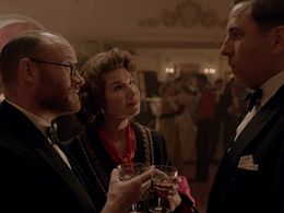 Robert Hands, David Walliams, and Issy van Randwyck in Partners in Crime (2015)