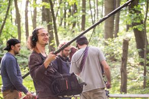 On the set of The Shade Shepherd