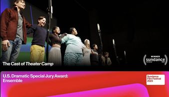 The cast of Theater Camp live at Sundance '23