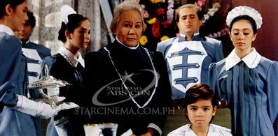 Anita Linda, Tom Taus, and Susan Lozada in Cedie (1996)