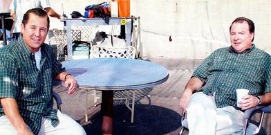 Steve Schriver stunt doubling Kevin Dunn on Transformers 1 & 2.