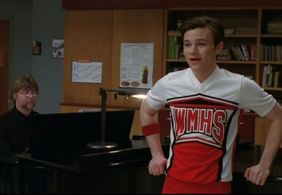 Brad Ellis and Chris Colfer in Glee (2009)