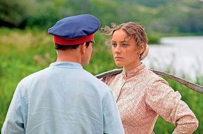 Evgeniy Tkachuk and Polina Chernyshova in And Quiet Flows the Don (2015)