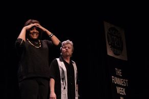 Shaun Landry and husband Hans Summers performing at The Chicago Improv Festval 2009