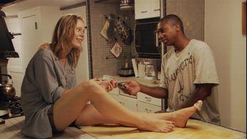 Ty Hickson and Zoë Lescaze in Gimme the Loot (2012)