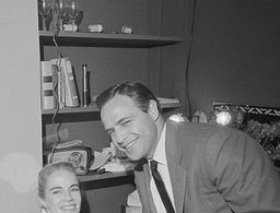 Marlon Brando and Jocelyn Brando