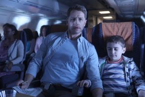 Josh Dallas and Jack Messina in Manifest: Pilot (2018)