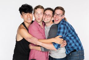 Eugene Lee Yang, Ned Fulmer, Keith Habersberger, and Zach Kornfeld