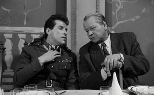 Jerzy Adamczak and Waclaw Zastrzezynski in Ashes and Diamonds (1958)