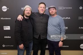 Clark Baker, Jeremy Hunt and Michael Mobley at the Sundance 2023 Premiere of Onyx the Fortuitous
