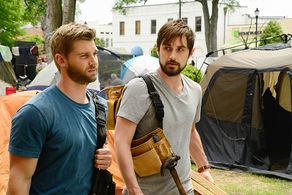 Mike Vogel and Andrew J. West in Under the Dome (2013)