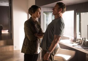 Jean-Claude Van Damme and Kat Foster in Jean-Claude Van Johnson: Pilot (2016)