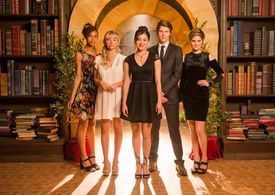 Mia Milnes, Kimie Tsukakoshi, Rainbow Wedell, Julian Cullen, and Elizabeth Cullen