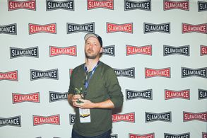 Pablo Bryant at an event for Mr. Fish: Cartooning from the Deep End (2017)