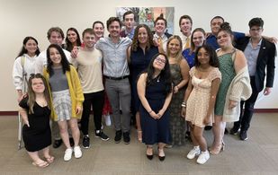 Connor Murray and the Iona College Student Government Association at the Iona College Student Government Association - C