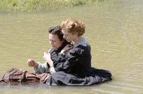 Kasha Kropinski and Robin McLeavy in Hell on Wheels (2011)