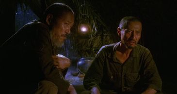 Kanji Tsuda and Tetsuya Chiba in Onoda: 10,000 Nights in the Jungle (2021)