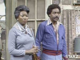 Lynn Hamilton and Demond Wilson in Sanford and Son (1972)