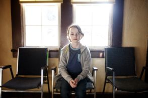 Zen McGrath on the set of DIG