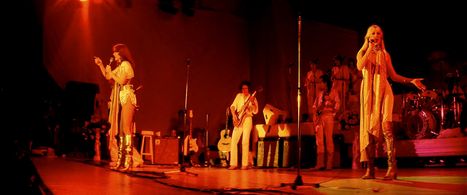 Agnetha Fältskog, Anni-Frid Lyngstad, Björn Ulvaeus, and ABBA in ABBA: The Movie (1977)