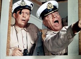 Ivan Dmitriev and Aleksey Gribov in Striped Trip (1961)