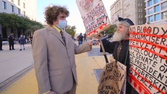 Andrew Callaghan and Prometheus in This Place Rules (2022)