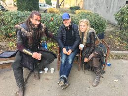 Erik Leijonborg, Ola Rapace, and Thea Sofie Loch Næss