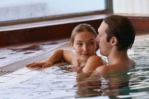 Simon J. Berger and Ine Marie Wilmann in Homesick (2015)