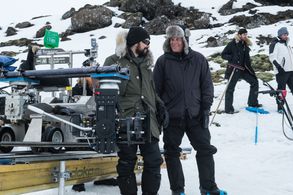 With Arctic director Joe Penna.