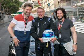 Nikolaj Coster-Waldau, Mika Häkkinen, and Kit Harington